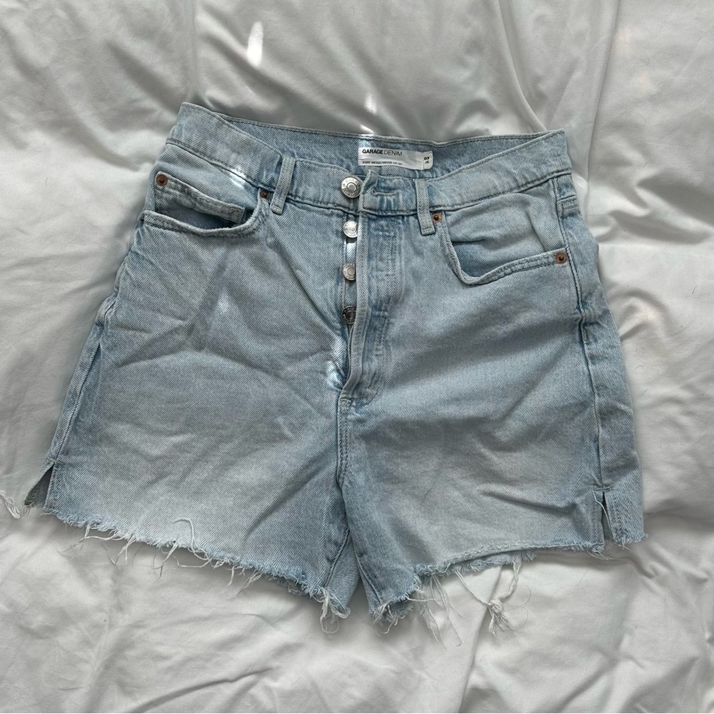 Women's Garage Clothing Light Blue Denim Shorts